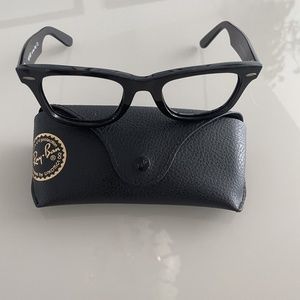 Ray Ban 2140 Original Wayfarer Frames - Shiny Black- 50 millimeters